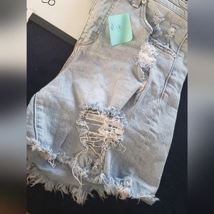 Buckle Black woman's jeans shorts